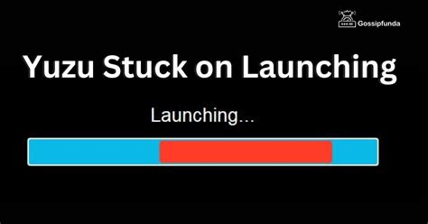 yuzu game stuck on launching